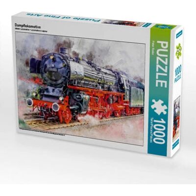 CALVENDO - Locomotive à Vapeur - 1000 Stukken - Puzzle CALVENDO - Locomotive à Vapeur - 1000 Stukken - Puzzle