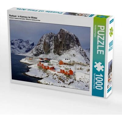 Calvendo - Rorbuer à Hamnoy en Hiver - 64 x 48 cm - Puzzle Calvendo - Rorbuer à Hamnoy en Hiver - 64 x 48 cm - Puzzle
