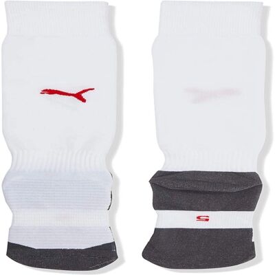 Puma 12-2 Chaussettes Blanches Rouges - Chaussettes Puma 12-2 Chaussettes Blanches Rouges - Chaussettes