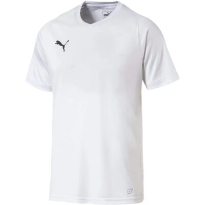 Vit V-ringad fotbollströja från Puma - Sportkläder Vit V-ringad fotbollströja från Puma - Sportkläder