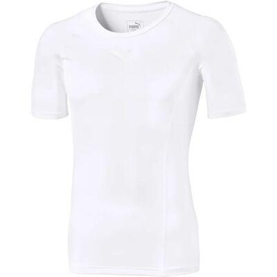 Koszulka Puma Liga Baselayer z krótkim rękawem - Mężczyźni - Biała - Cały rok Koszulka Puma Liga Baselayer z krótkim rękawem - Mężczyźni - Biała - Cały rok