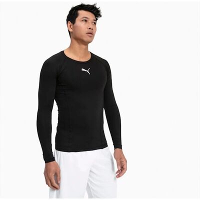 PUMA 655920_03 Schwarzes Langarm Sports Top - Sportshirt PUMA 655920_03 Schwarzes Langarm Sports Top - Sportshirt
