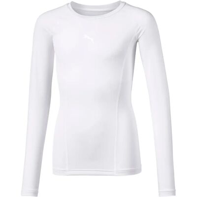 Koszulka dziecięca z długim rękawem Puma LIGA Baselayer - Biała Koszulka dziecięca z długim rękawem Puma LIGA Baselayer - Biała
