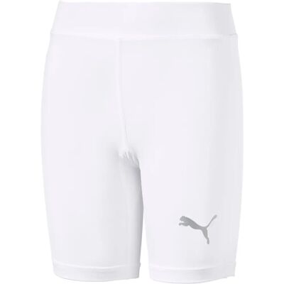 Puma Kinder Liga Baselayer Kurze Tight - Weiß Puma Kinder Liga Baselayer Kurze Tight - Weiß