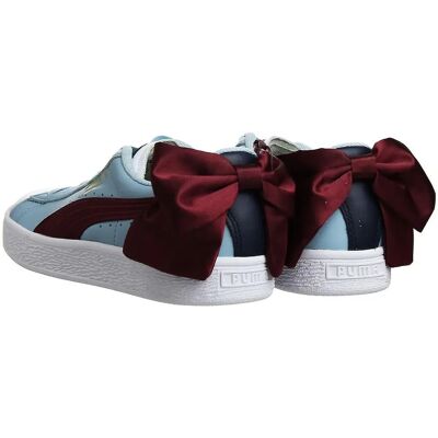 Puma Basket Bow New School Damen Sneaker in Blau – eine zeitgemäße Interpretation Puma Basket Bow New School Damen Sneaker in Blau – eine zeitgemäße Interpretation