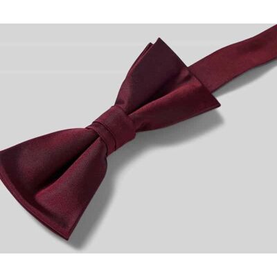 Monti Bordeaux Set mit Webmuster-Fliege und Einstecktuch Monti Bordeaux Set mit Webmuster-Fliege und Einstecktuch