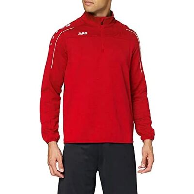 JAKO Ziptop Classico - Rood - 3XL Sportshirt JAKO Ziptop Classico - Rood - 3XL Sportshirt