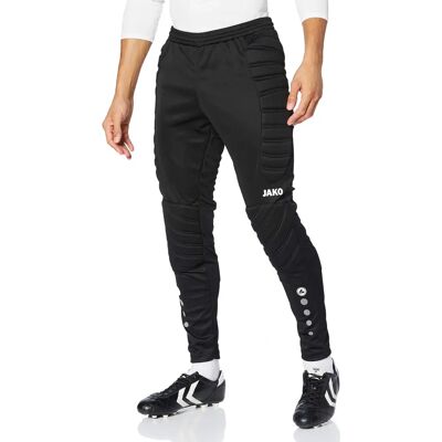 Pantalones de Portero JAKO Negros - Relleno Ergonómico - Todas las Tallas Pantalones de Portero JAKO Negros - Relleno Ergonómico - Todas las Tallas