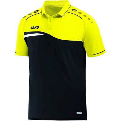 JAKO Competition 2.0 Heren Polo - Multisport, Zwart & Geel JAKO Competition 2.0 Heren Polo - Multisport, Zwart & Geel
