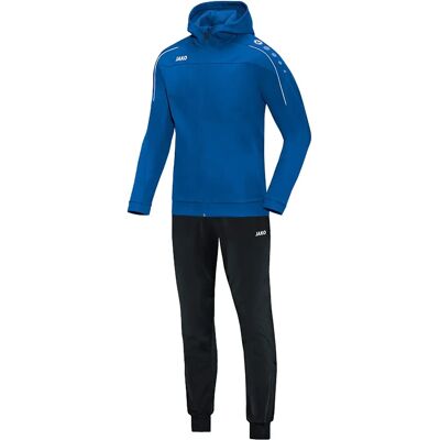 Jako - Survêtement à capuche Classico - Polyester - Bleu - M Jako - Survêtement à capuche Classico - Polyester - Bleu - M