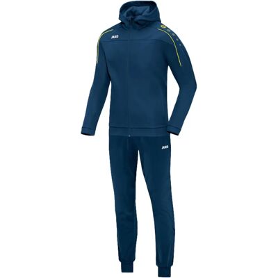 Jako Chándal con Capucha Classico - Poliéster - Azul Jako Chándal con Capucha Classico - Poliéster - Azul