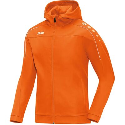 Veste à capuche Jako Classico Femme - Orange - Vêtements de sport - Publicité Veste à capuche Jako Classico Femme - Orange - Vêtements de sport - Publicité
