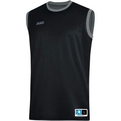 JAKO Omkeerbaar shirt Change 2.0 - Unisex - Zwart/Steengrijs - XXS JAKO Omkeerbaar shirt Change 2.0 - Unisex - Zwart/Steengrijs - XXS