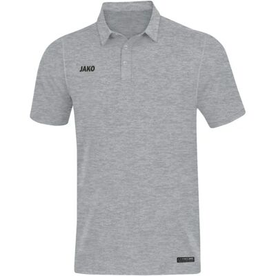 JAKO Premium Basics Polo - Grijs - Sportshirt JAKO Premium Basics Polo - Grijs - Sportshirt