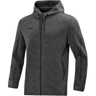 Jako Kapuzenjacke - Premium Basics - Sportlicher Schnitt - Grau Jako Kapuzenjacke - Premium Basics - Sportlicher Schnitt - Grau