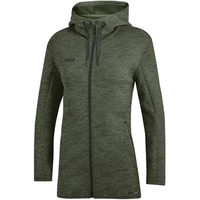 Jako - Hooded Jacket Premium Vrouw - Kaki - Sportkleding Jako - Hooded Jacket Premium Vrouw - Kaki - Sportkleding