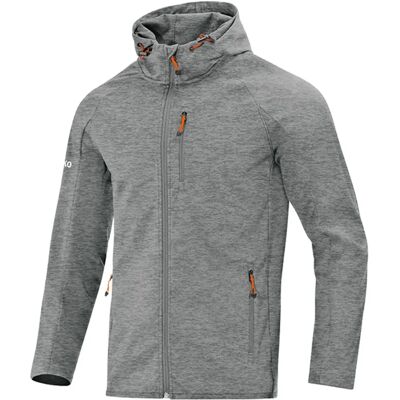 JAKO Softshell Jacket Gray Melange XXL - Softshell Jacket JAKO Softshell Jacket Gray Melange XXL - Softshell Jacket