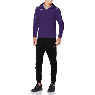 Jako M9450-10 Huvtröja med dragkedja - Polyester, Lila, 4X-Large Jako M9450-10 Huvtröja med dragkedja - Polyester, Lila, 4X-Large