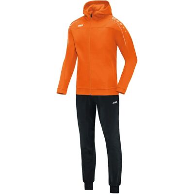 Jako M9450-19 Oranje Capuchon Trainingspak - Tracksuit Jako M9450-19 Oranje Capuchon Trainingspak - Tracksuit