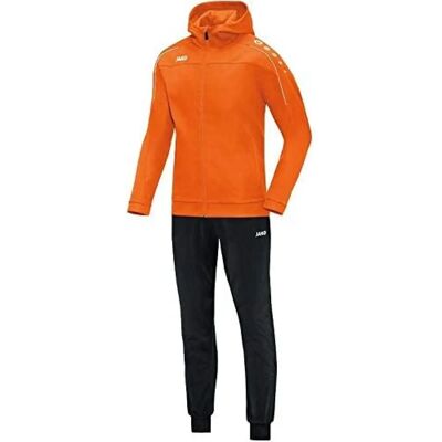 Jako orange microfleece träningsdräkt - Microfleece-innersärmming, Sidfickor med blixtlåsförslutning, Ribbade benslut med blixtlåsförslutning - Träningsdräkt Jako orange microfleece träningsdräkt - Microfleece-innersärmming, Sidfickor med blixtlåsförslutning, Ribbade benslut med blixtlåsförslutning - Träningsdräkt