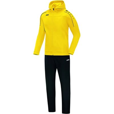 Jako M9650-03 Gelber Hoodie Freizeitanzug - Freizeitanzug Jako M9650-03 Gelber Hoodie Freizeitanzug - Freizeitanzug