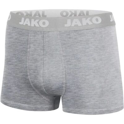 Jako Basic 2er Pack Boxershorts - Grau - Unterwäsche für Herren Jako Basic 2er Pack Boxershorts - Grau - Unterwäsche für Herren