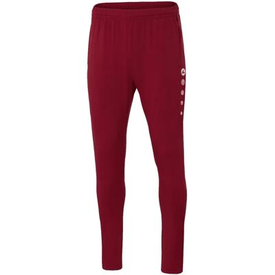 Jako - Pantalon d'entraînement - Rouge - Tissu à séchage rapide - Publicité Jako - Pantalon d'entraînement - Rouge - Tissu à séchage rapide - Publicité
