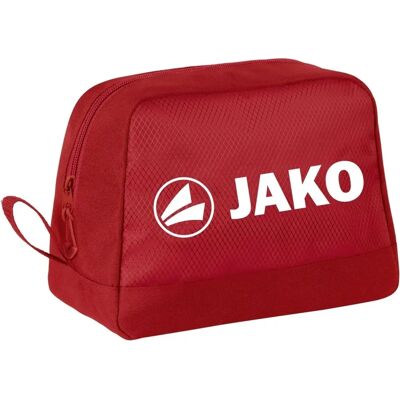 Unisex Toilettas JAKO - Mesh, 25x12,5x18,5 cm - Rood Unisex Toilettas JAKO - Mesh, 25x12,5x18,5 cm - Rood