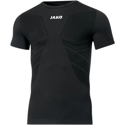 Jako Comfort 2.0 Schwarzes Kurzarm-T-Shirt - T-Shirt Jako Comfort 2.0 Schwarzes Kurzarm-T-Shirt - T-Shirt