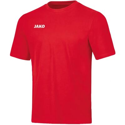 JAKO Organic Cotton Base T-Shirt - Sports & Casual - Red - M JAKO Organic Cotton Base T-Shirt - Sports & Casual - Red - M