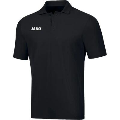 JAKO Black Organic Cotton Polo Shirt - 4XL - Multisport JAKO Black Organic Cotton Polo Shirt - 4XL - Multisport