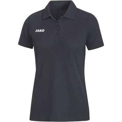 JAKO Base Poloshirt Dames - Antraciet - Maat 44 - Poloshirt JAKO Base Poloshirt Dames - Antraciet - Maat 44 - Poloshirt