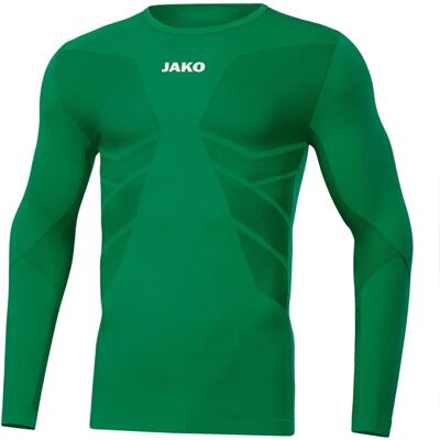 Jako Longsleeve Comfort 2.0 - T-shirt de sport unisex - Vert - 3XS Jako Longsleeve Comfort 2.0 - T-shirt de sport unisex - Vert - 3XS