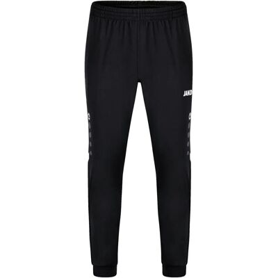 Spodnie sportowe unisex z poliestru JAKO Challenge - Czarny Spodnie sportowe unisex z poliestru JAKO Challenge - Czarny