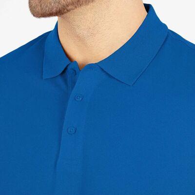 JAKO Doubletex Blåt Polo - Holdbart polo JAKO Doubletex Blåt Polo - Holdbart polo