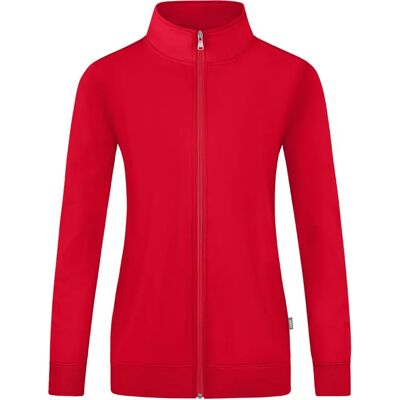JAKO Dames Doubletex Rood Sweatjacke - Functionele Jas JAKO Dames Doubletex Rood Sweatjacke - Functionele Jas
