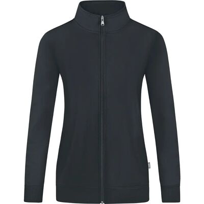 JAKO Dames Doubletex Functionele Jas - Antraciet/Zwart/Groen - 40 JAKO Dames Doubletex Functionele Jas - Antraciet/Zwart/Groen - 40