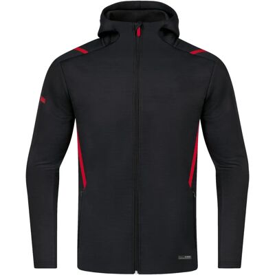 JAKO Challenge Hoodie - Zwart - Sportjas JAKO Challenge Hoodie - Zwart - Sportjas