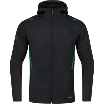 JAKO Challenge Hoodie - Schwarze Freizeitjacke JAKO Challenge Hoodie - Schwarze Freizeitjacke
