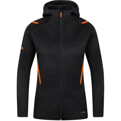JAKO Challenge Hoodie - Zwart - Fleece Vest voor Kinderen JAKO Challenge Hoodie - Zwart - Fleece Vest voor Kinderen