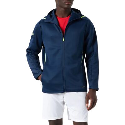 JAKO Heren Vrijetijdsvest Challenge met Capuchon - Blauw - M JAKO Heren Vrijetijdsvest Challenge met Capuchon - Blauw - M