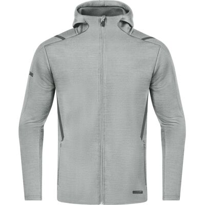 JAKO Challenge Hoodie - Fritidsjakke med hætte - Sporty melange JAKO Challenge Hoodie - Fritidsjakke med hætte - Sporty melange