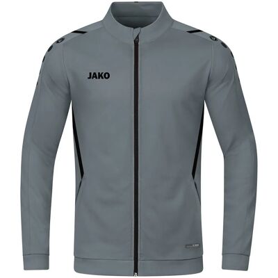 JAKO Unisex Polyesterjacke Challenge - Grijs - Sportkleding JAKO Unisex Polyesterjacke Challenge - Grijs - Sportkleding