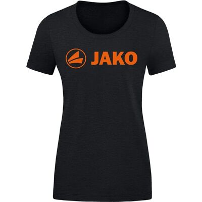 JAKO Dames T-shirt Biologisch Katoen Neon Oranje - T-shirt JAKO Dames T-shirt Biologisch Katoen Neon Oranje - T-shirt