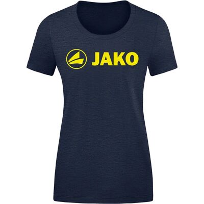 Jako Blauw/Geel Organisch Katoen T-shirt - T-shirt Jako Blauw/Geel Organisch Katoen T-shirt - T-shirt