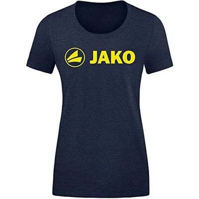 JAKO Blauw / Marine Meliert / Neon Geel T-shirt - T-shirt JAKO Blauw / Marine Meliert / Neon Geel T-shirt - T-shirt