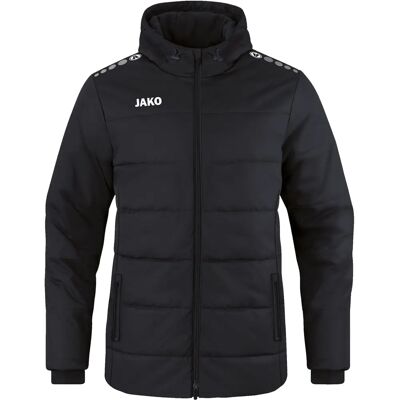 JAKO Coachjacke Team mit Kapuze - Schwarz - 140 JAKO Coachjacke Team mit Kapuze - Schwarz - 140