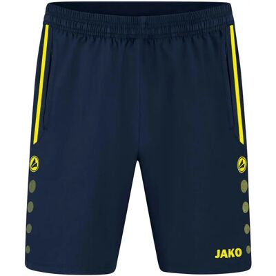 JAKO Heren Shorts Allround - marine/neongelb - 3XL - Shorts JAKO Heren Shorts Allround - marine/neongelb - 3XL - Shorts