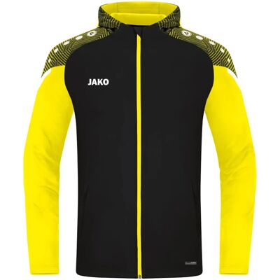 JAKO Unisex Huvtröja - Performance - Svart / Mjuk Gul - 152 JAKO Unisex Huvtröja - Performance - Svart / Mjuk Gul - 152