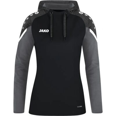 JAKO Zwarte gerecyclede polyester fleece hoodie JAKO Zwarte gerecyclede polyester fleece hoodie